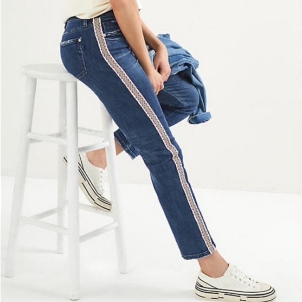 Anthro Pilcro & The Letterpress Slim Boyfriend